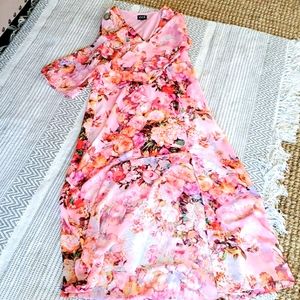 Spring floral dress